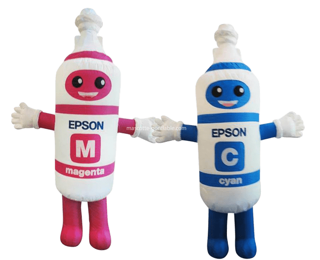Ink Cartridge Inflatable Mascot Costume. inflatable POS. Inflatable advertising.