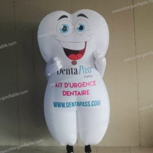 inflatable tooth mascot costume