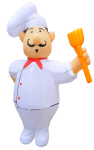 Achat Chef Cuisinier costume Gonflable