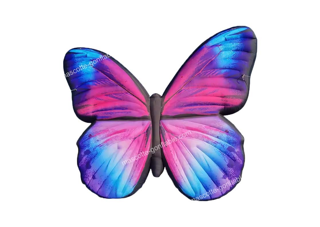 Giant butterfly inflatable mascot